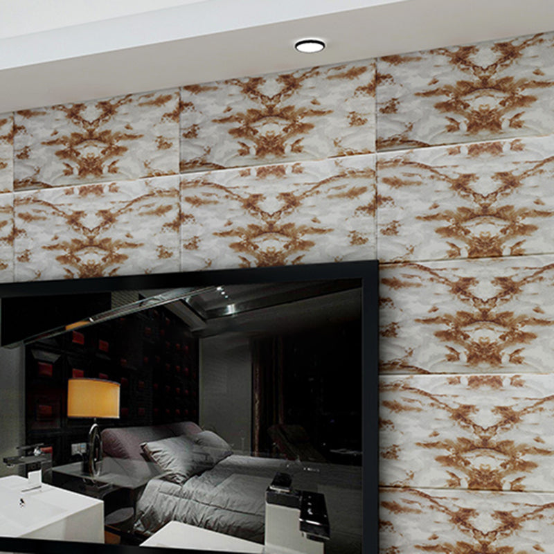 Sandsberg | Modern Pearl Wandschalen PVC Schaum Wandzugangspanel Abziehen und Kleben Wandfliesen
