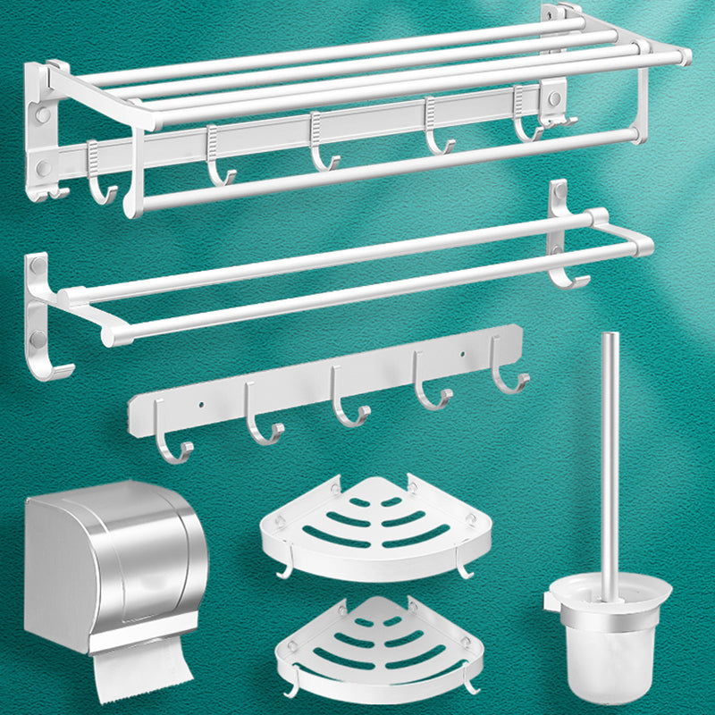 Sandsberg | Modernes Badezimmerzubehör Hardware-Set Weißes Metall Badezimmerzubehör Kit