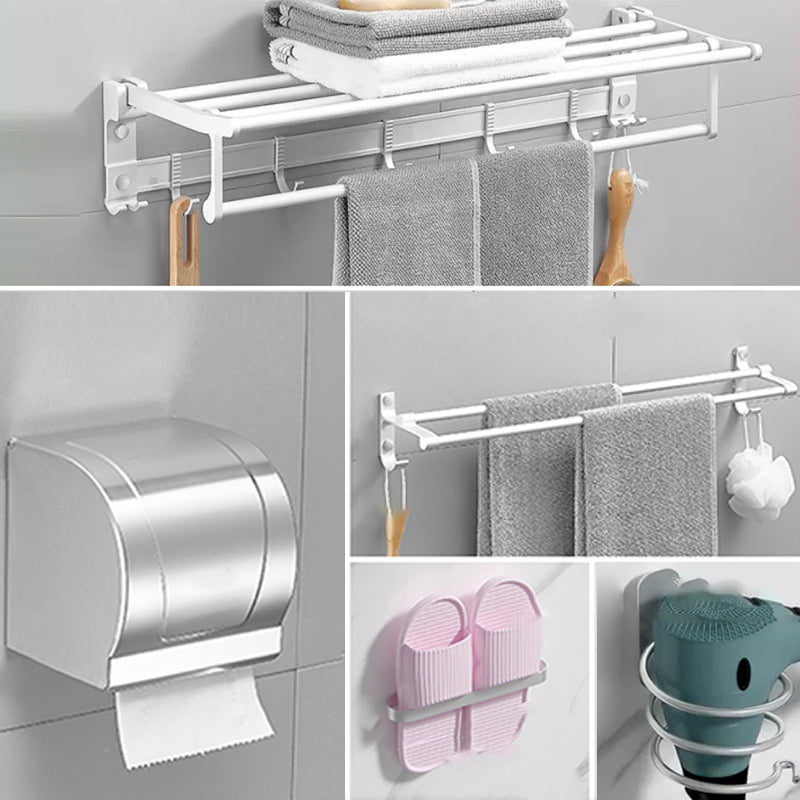 Sandsberg | Modernes Badezimmerzubehör Hardware-Set Weißes Metall Badezimmerzubehör Kit