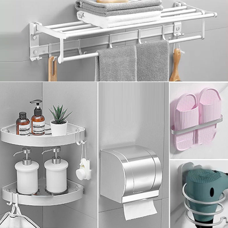 Sandsberg | Modernes Badezimmerzubehör Hardware-Set Weißes Metall Badezimmerzubehör Kit