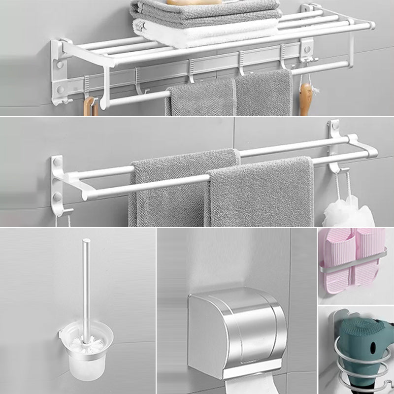 Sandsberg | Modernes Badezimmerzubehör Hardware-Set Weißes Metall Badezimmerzubehör Kit