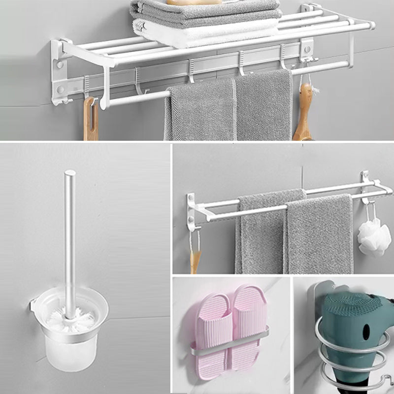 Sandsberg | Modernes Badezimmerzubehör Hardware-Set Weißes Metall Badezimmerzubehör Kit
