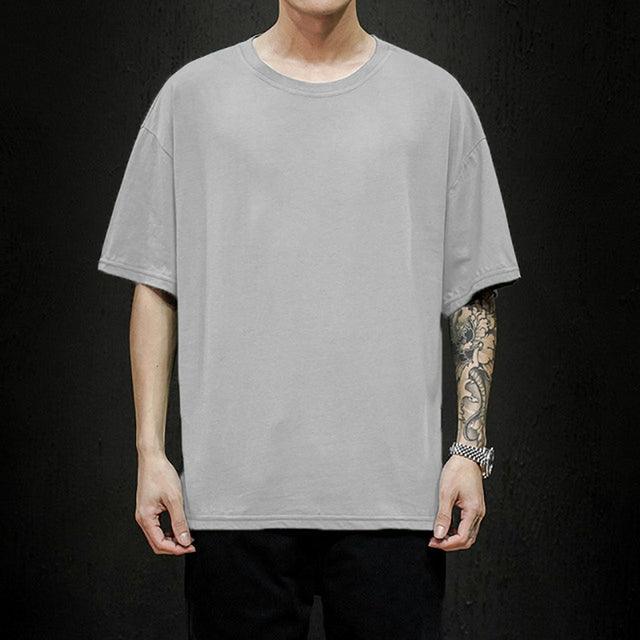 Sommer Einfarbig T-Shirt