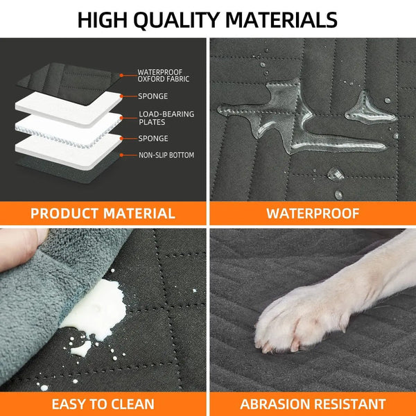 Sandsberg | Hartboden-Schutzdecke für Autositz für Hunde