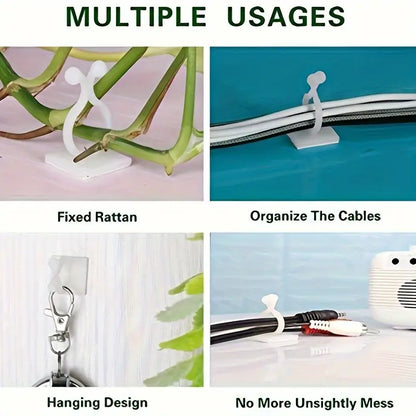 Sandsberg | Kletterwand Befestigungsclips – Praktische Pflanzenhalter für Wanddekoration