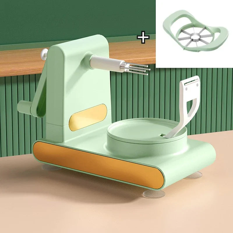 Sandsberg | Einfacher Gemüse- und Obstschäler mit Handkurbel – Für müheloses Schälen