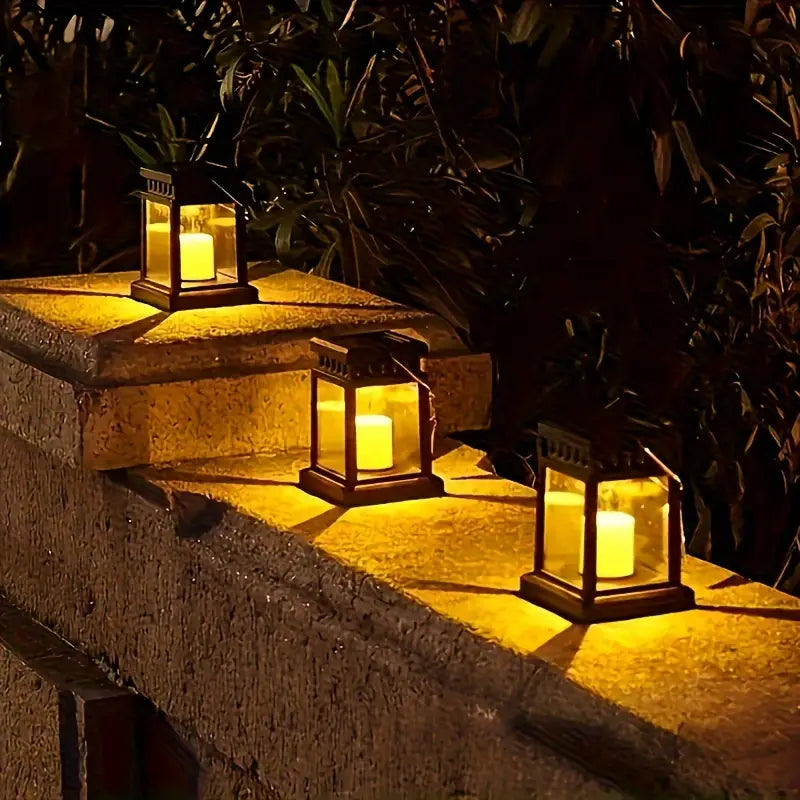 Sandsberg | Solar LED Laterne mit Lichterdraht und Aufhängeclip – Wasserdichte Gartenbeleuchtung für Terrasse und Balkon