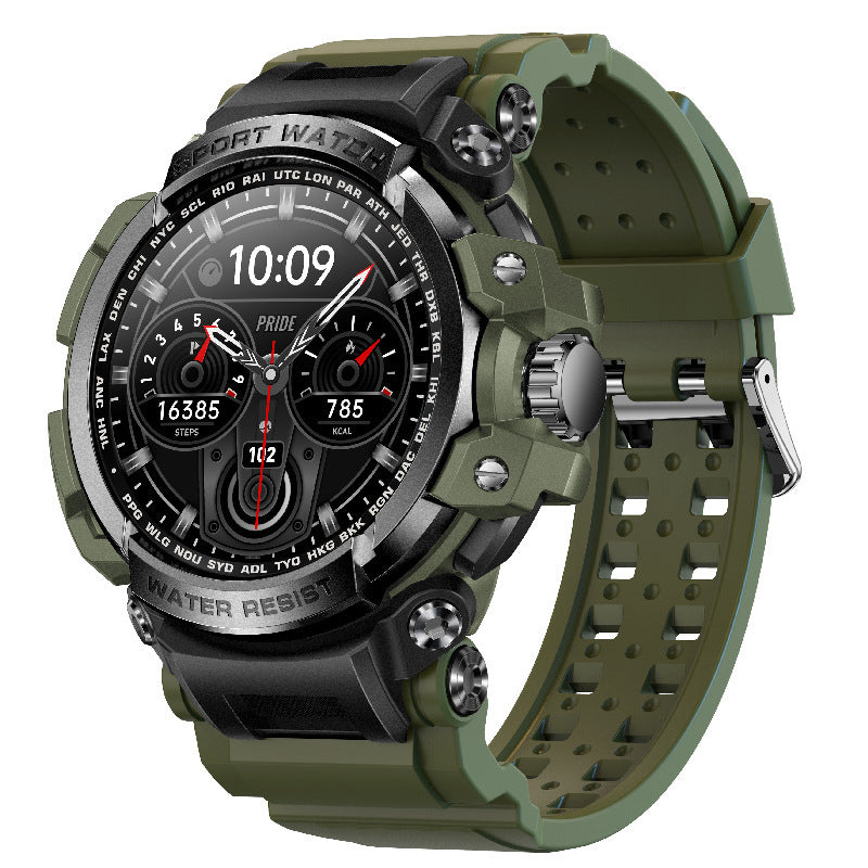 Sandsberg Unzerstörbare Outdoor-Sport-Smartwatch mit Herzfrequenz, Blutsauerstoff, Anruferinnerung