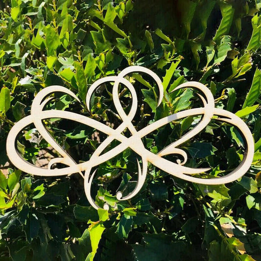 Unendliches Herz - Stahl Wanddekor Metall Wandkunst