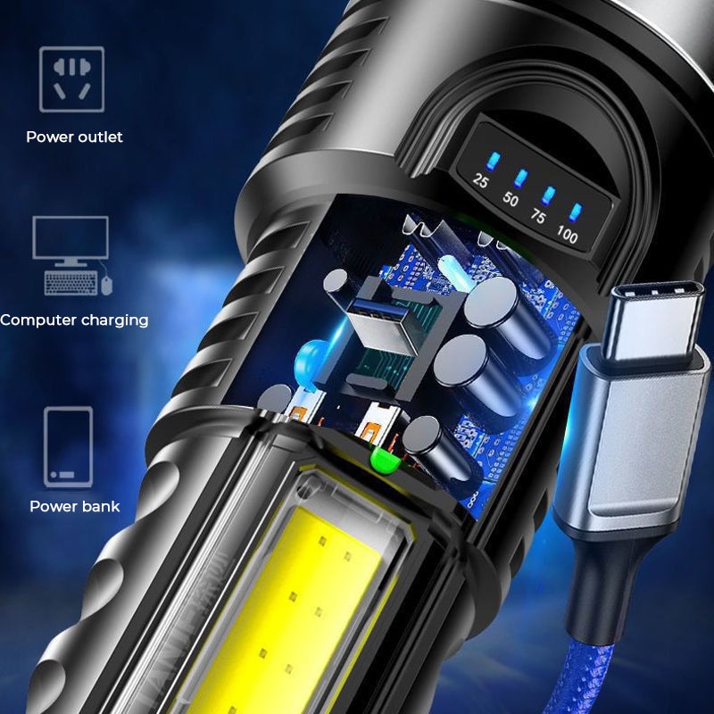 Sandsberg | LED starke Licht USB Taschenlampe