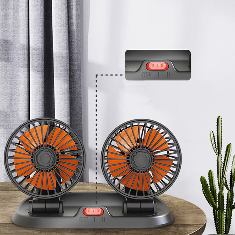 Doppelkopf Auto Kühlluftzirkulatorventilator