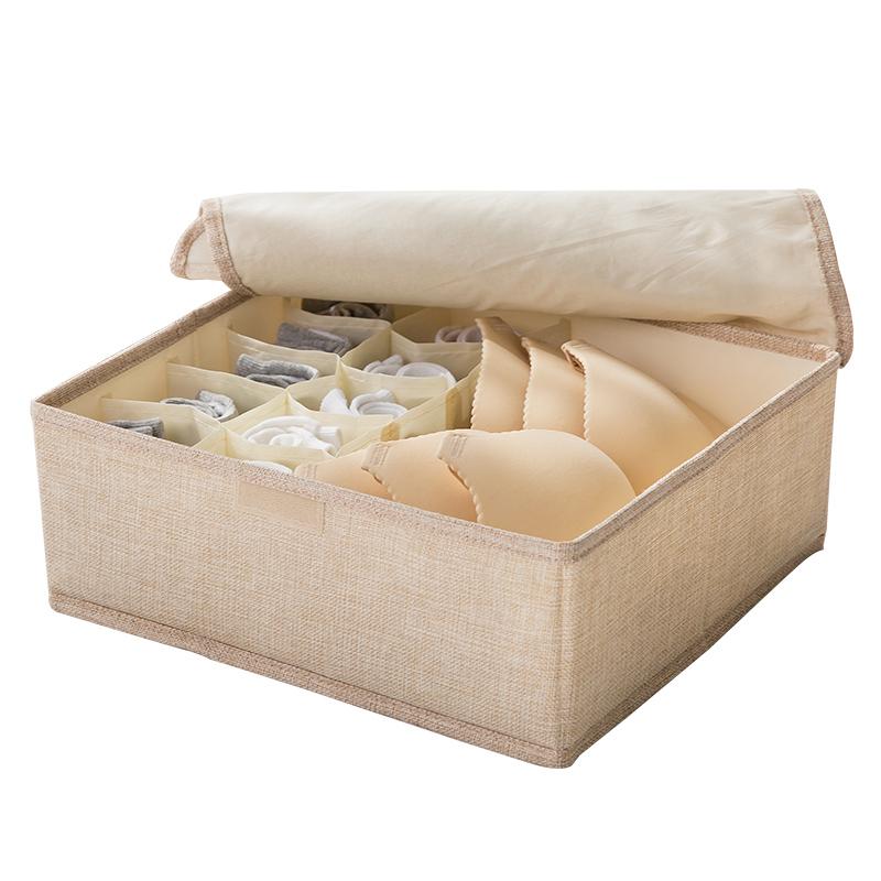 Lagerbox für Leinenunterwäsche