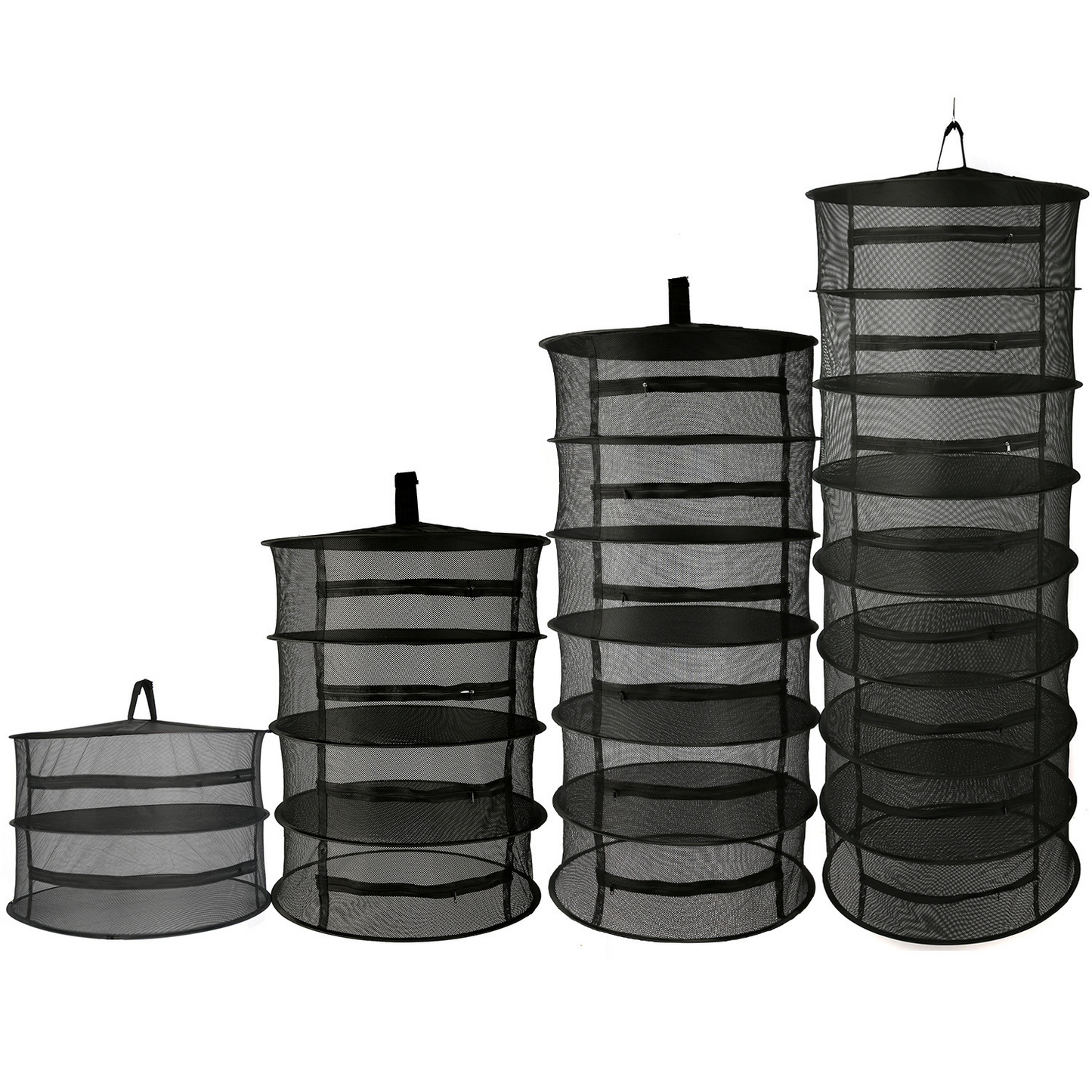 Sandsberg | Faltbarer Trocknungskorb für Obst, Gemüse und Kräuter – Mehrstufige Netzablage für schnellen Trocknungsprozess