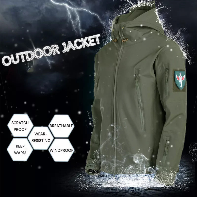 Herren Winddichte Wasserdichte Jacke