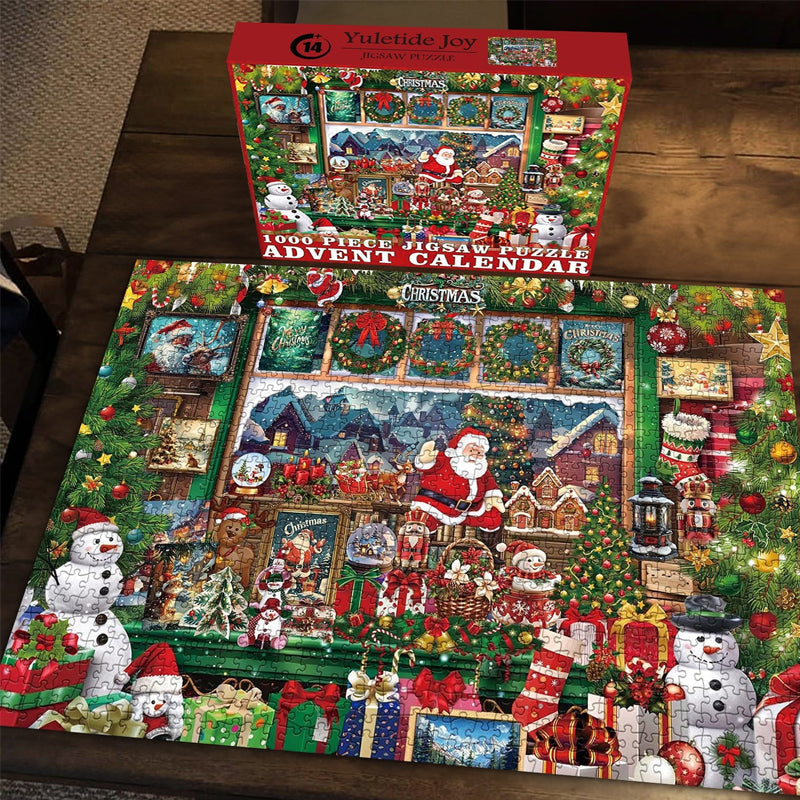 Weihnachtsfreude Adventskalender Puzzle 1000 Teile