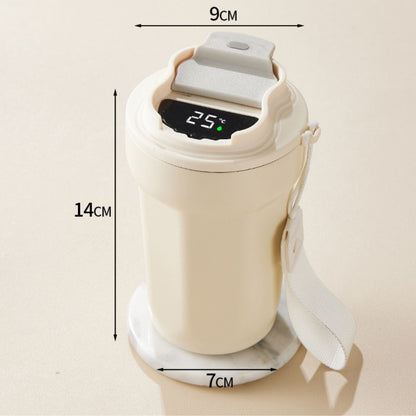 Sandsberg | Edelstahl  Kaffebecher mit LED Temperatur Anzeige 450 ML