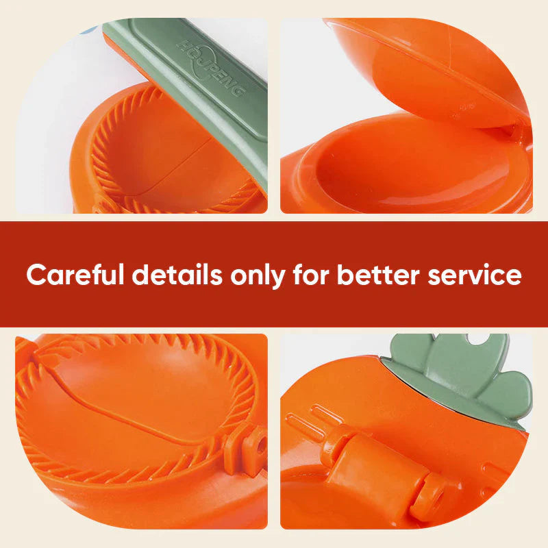 Sandsberg | Knödel-Form mit Hebelmechanismus für schnelle und gleichmäßige Teigtaschen