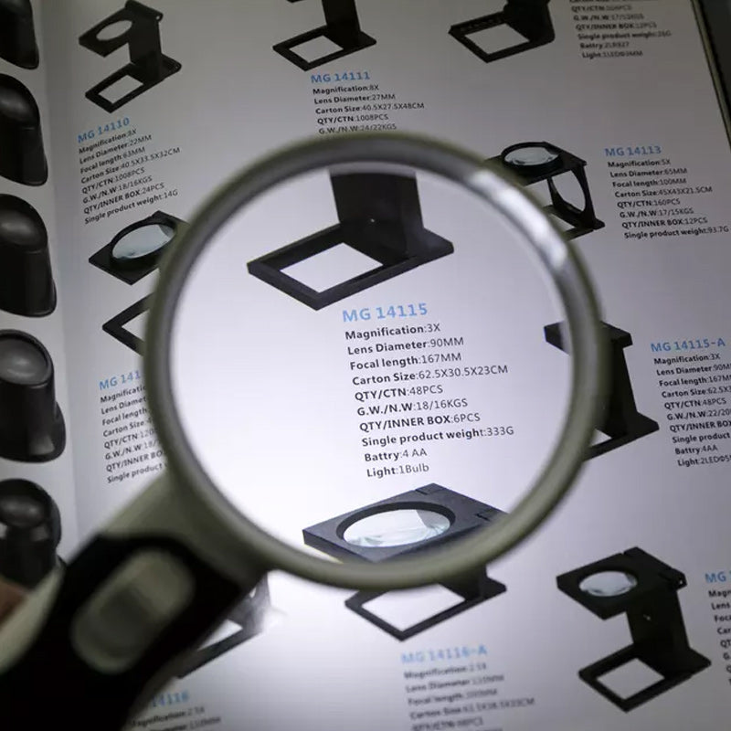 Sandsberg | 20X optische Lupe mit LED-Licht