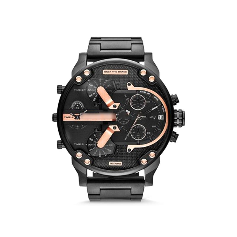 Edelstahl Chronograph Quarz Uhr