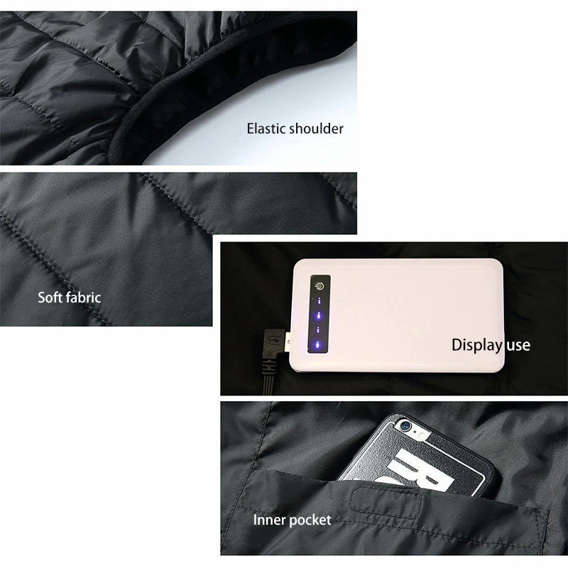 Sandsberg | Heizjacke, Winterwarm, USB-aufgeladen