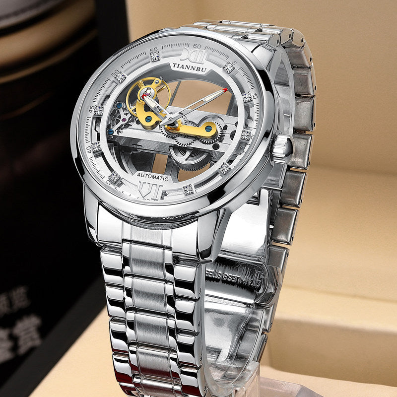 Sandsberg | Skeleton Tourbillon Ultra Dünne Automatische Mechanische Uhr