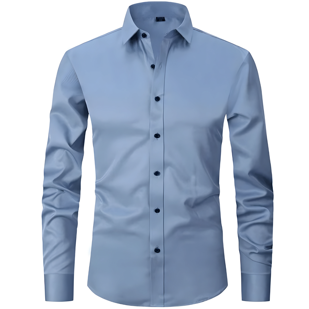 Sandsberg I Atmungsaktives, hoch elastisches Anti-Falten-Hemd