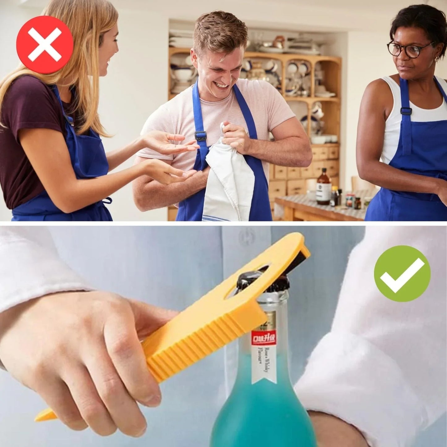 Sandsberg | Ergonomischer Flaschenöffner mit praktischem Griff für einfache Anwendung