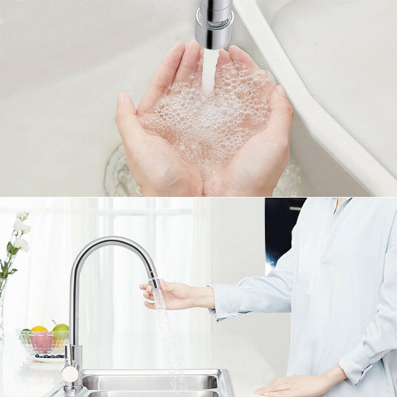 Drehbarer Dual-Funktions-Bubbler-Wasserhahnkopf