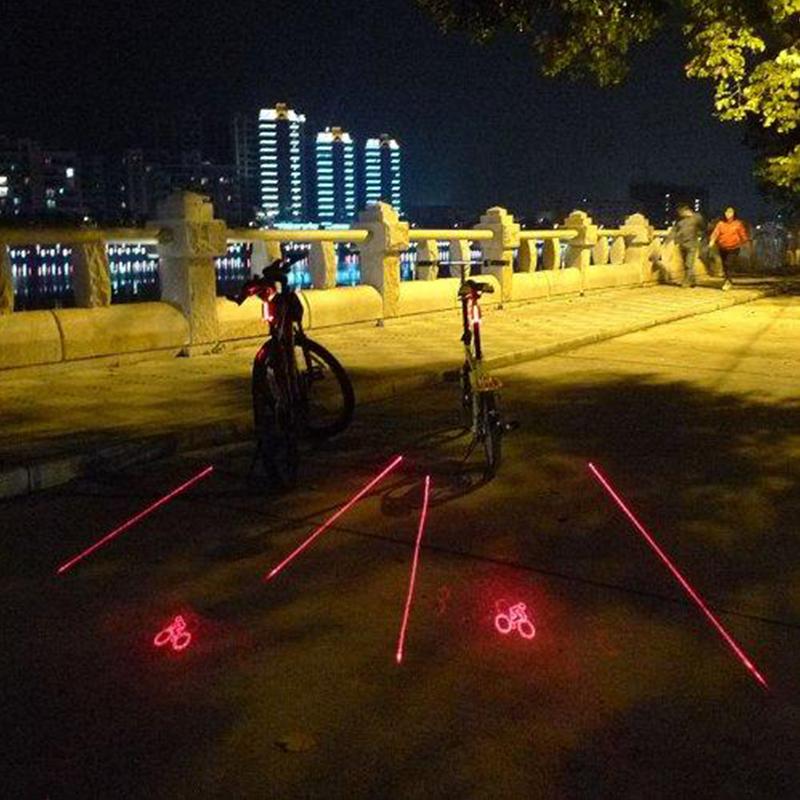 Sandsberg | Fahrrad Laser Projektion Rücklicht