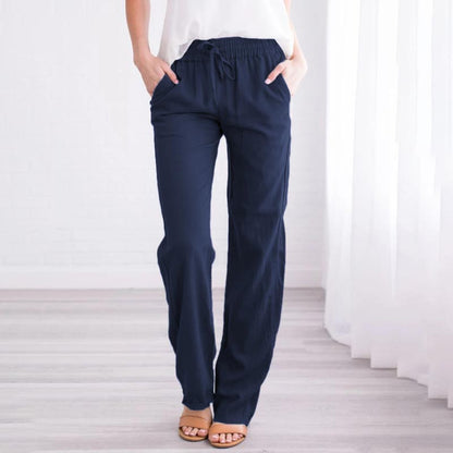 Lockere, bequeme Damen-Hose aus Leinen und Baumwolle🥰Kaufen Sie 2 Stück versandkostenfrei