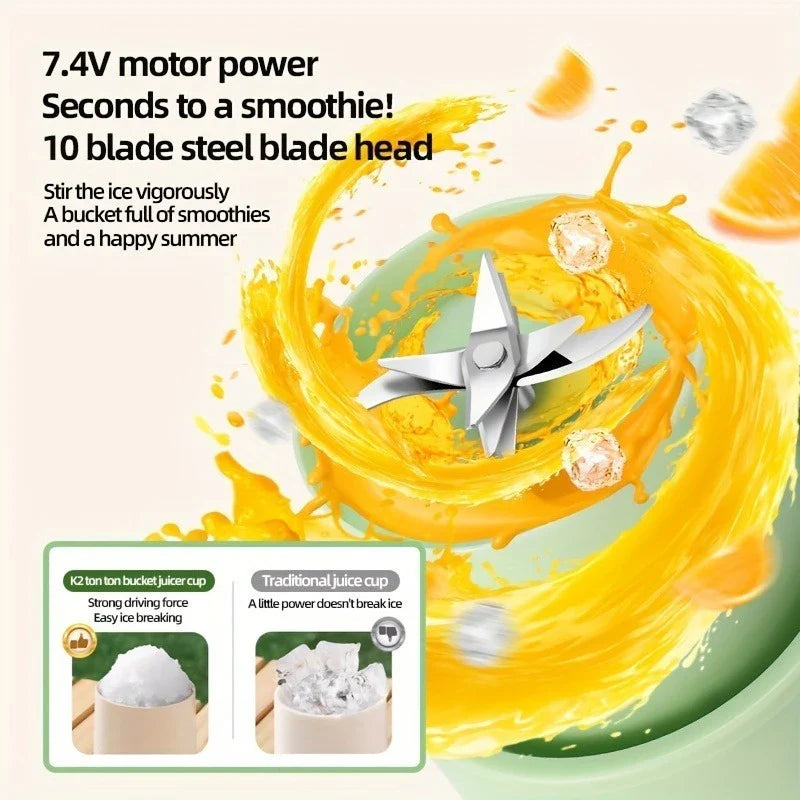 Sandsberg | 2in1 Flaschen Mixer mit Trinkhalm 800ml - Perfekt für Unterwegs!