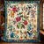 Blumen Garten Vogel Quilt