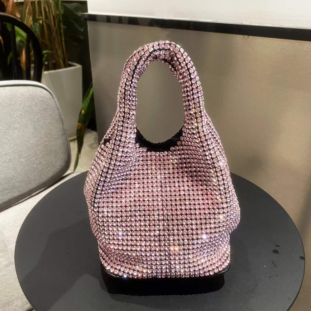 Strass Weste Eimer Tasche Kette