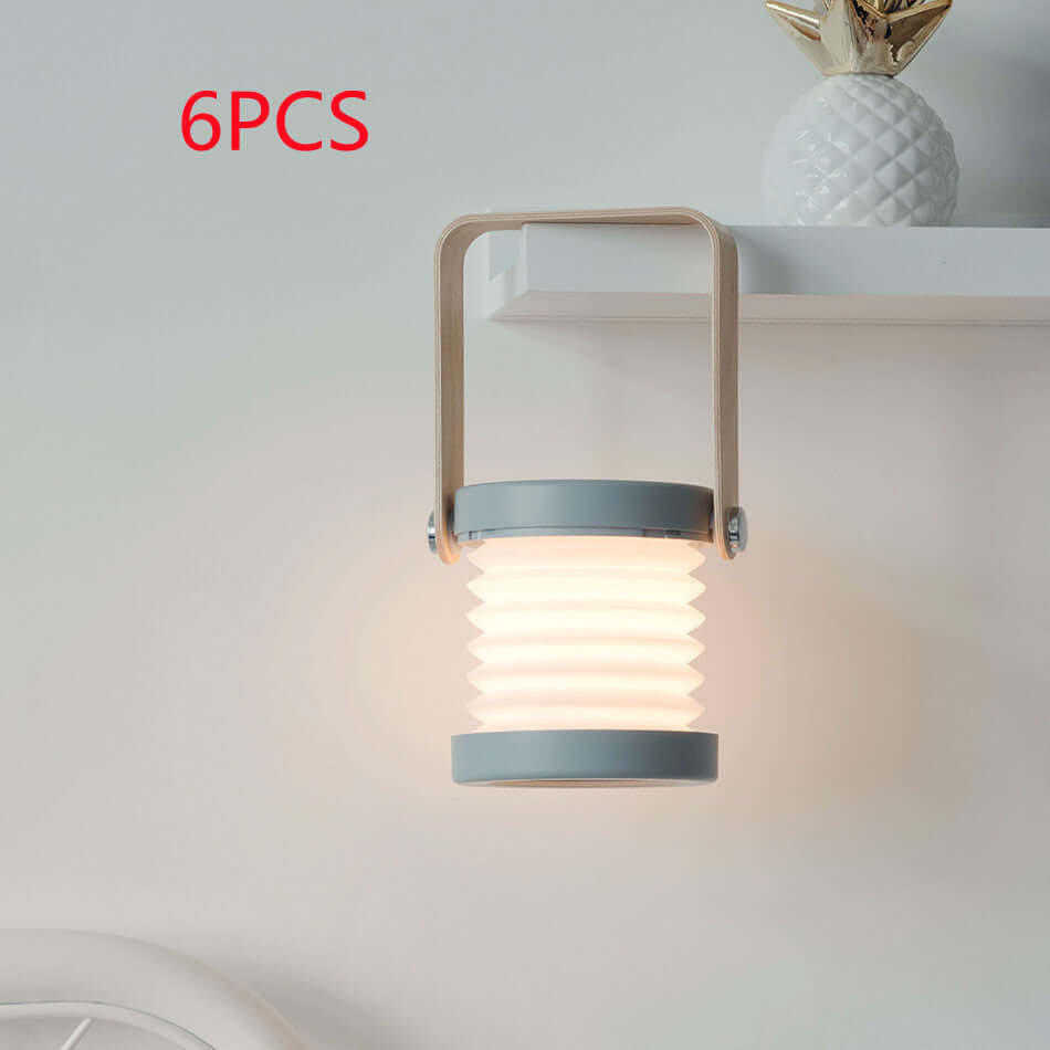 Faltbare Touch-Dimmbar Lese-LED-Nachtlicht Tragbare Laterne Lampe USB Wiederaufladbar Für Wohnkultur