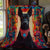 Schwarzer Hund Quilt