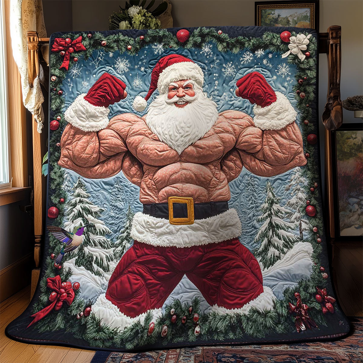 Power Santa Steppdecke