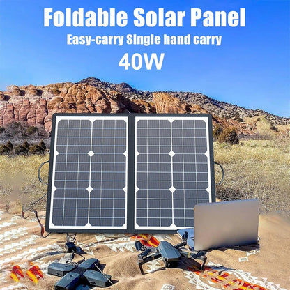 Sandsberg | SolaraX 1000W Faltbares Solarpanel-Kit – Tragbare Off-Grid-Stromversorgung mit MPPT-Ladung