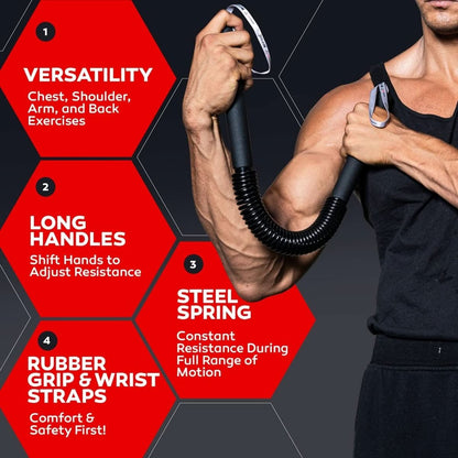 Sandsberg | Verstellbare Trainingsstange für effektives Oberkörpertraining zu Hause