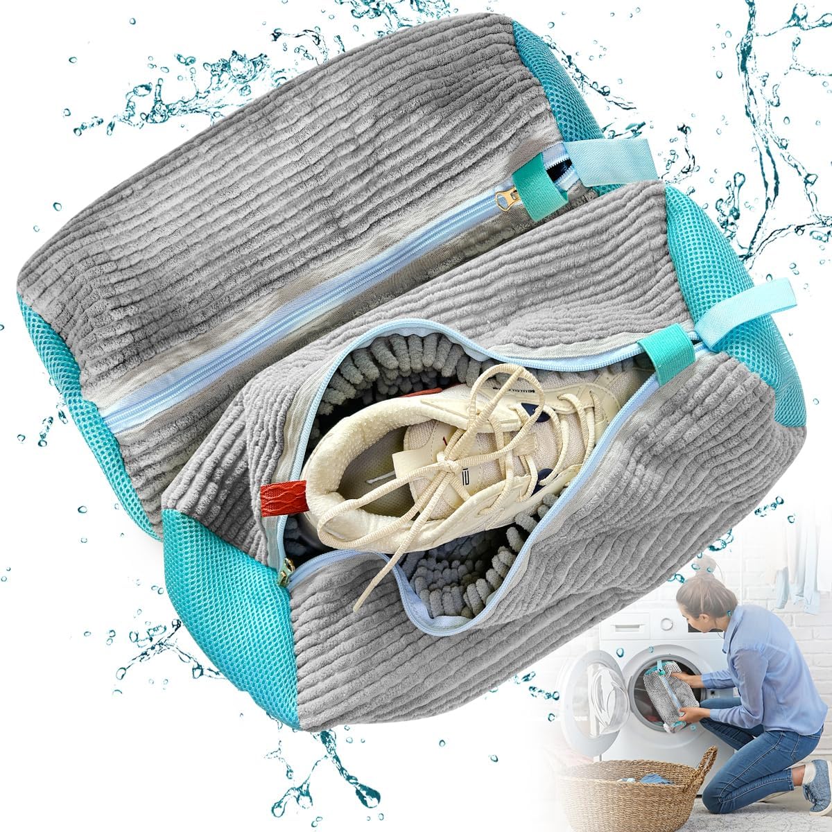 Schuhwaschbeutel (2er-Pack)