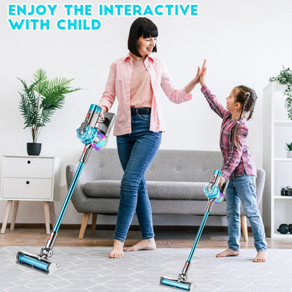 Sandsberg | 4-in-1 Kinderstaubsauger | Echt funktionierender Spielstaubsauger mit Lichtern & Geräuschen