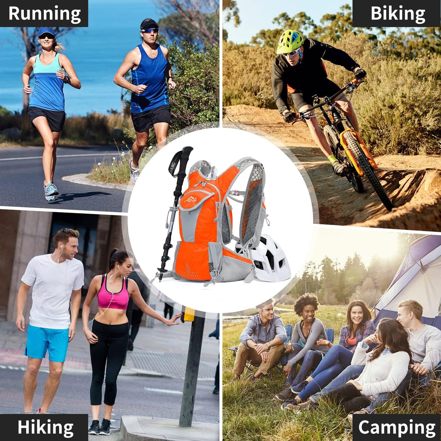 Sandsberg | Paket – Leichter Wasserdichter Outdoor-Rucksack | Strapazierfähig, Atmungsaktiv & Abenteuerbereit