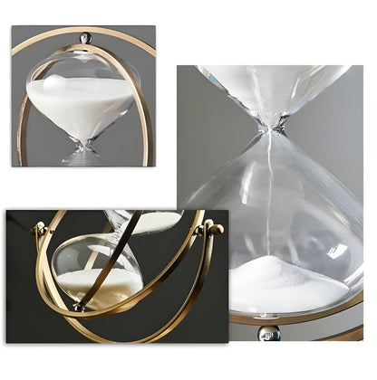 Sandsberg | GracefulTime Uhr – Luxuriöse Sanduhr mit elegantem Goldrahmen & zeitlosem Design