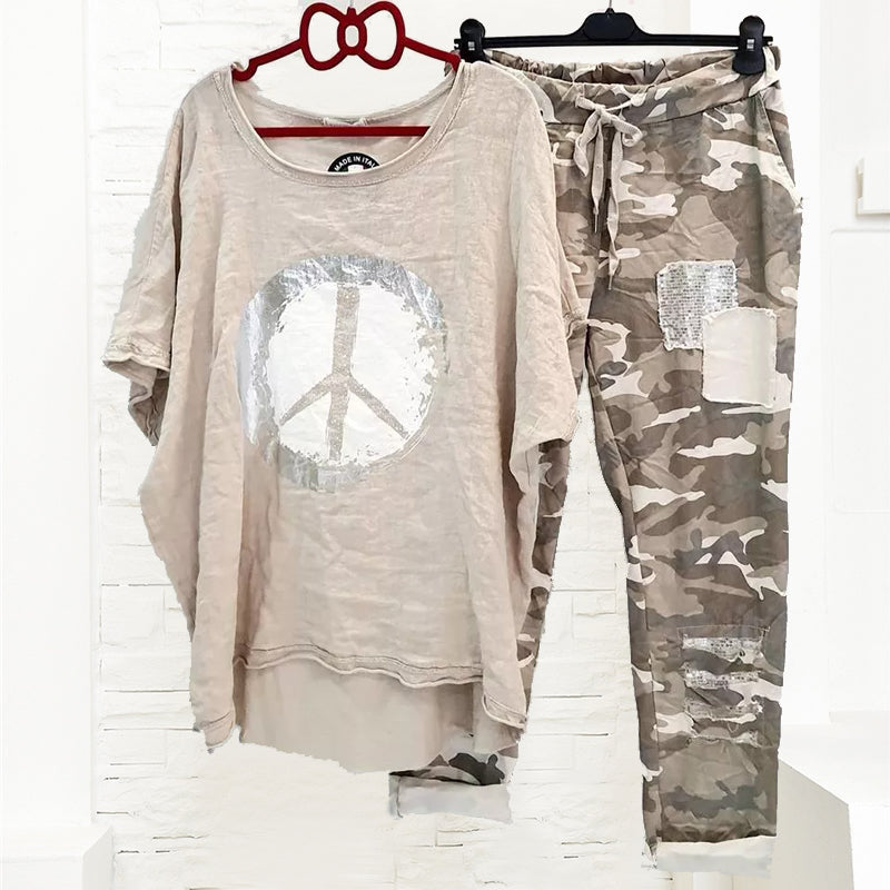 Modische Camouflage Zwei-Teiler