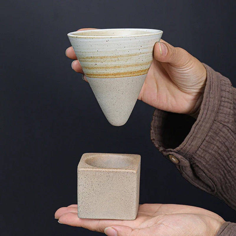 Kegelförmiges Couture-Becher- und Basis-Set