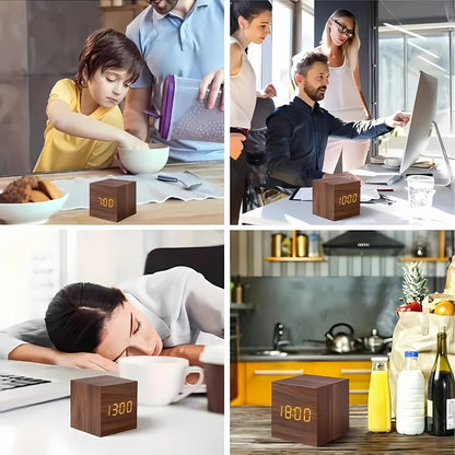 Moderner Cube LED Wecker