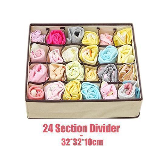 Faltbarer Kleiderschrank Unterwäsche Organizer (4 Stück/1 Set)