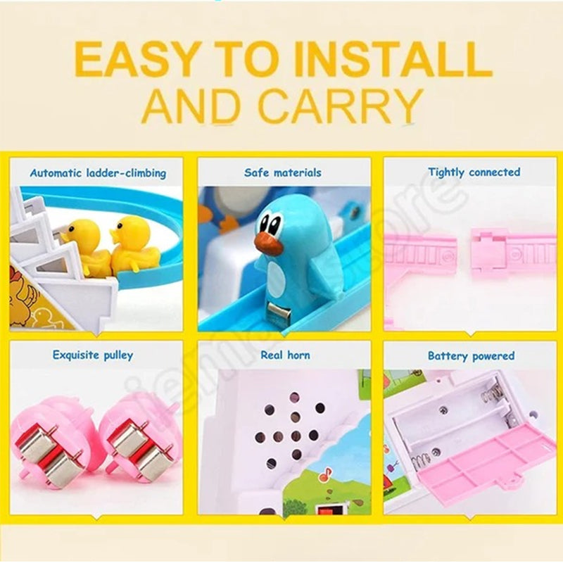 Sandsberg | Elektrische Entenrutschenbahn Mit Lichtern Und Musik