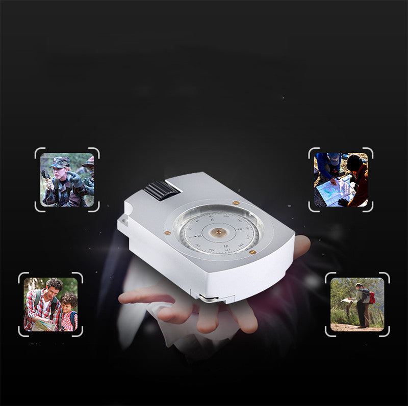 Sandsberg | Multifunktionaler wasserdichter Outdoor-Karten-Entfernungsmeßkompass