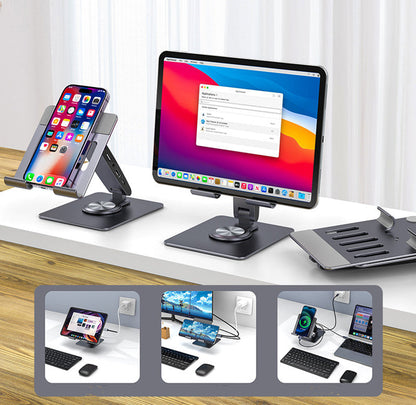 Sandsberg | 8-Port Hub Erweiterung Faltbar Verstellbar Aluminiumlegierung Ständer