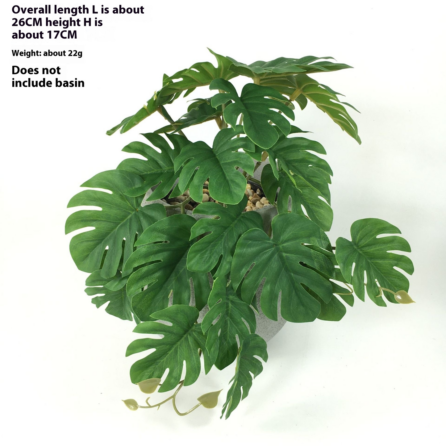 Sandsberg | Künstliche Hängepflanze für natürliche Dekoration im Innen- und Außenbereich